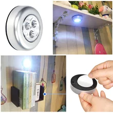 Nova lâmpada de parede autoadesiva, à bateria, autoadesiva, sem fio, vara de toque, guarda-roupa, para quarto, lâmpada de teto, luz noturna