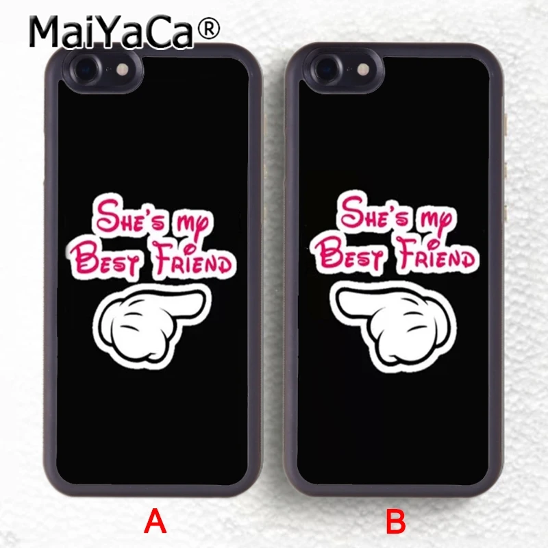 MaiYaCa BFF She is My Best Friend Phone Case Cover for iPhone 5 5s 6 6s