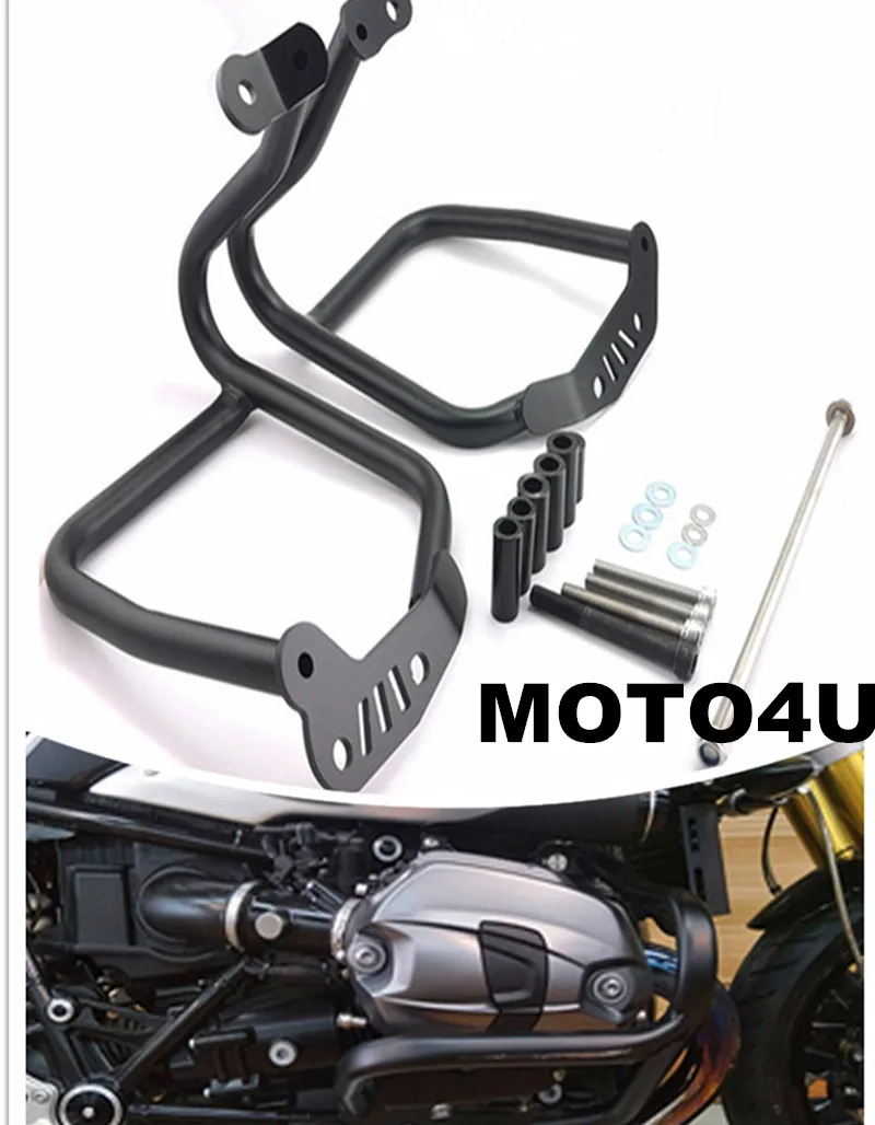 

MOTO4U Motorcycle Refit Tank Protection Bar Protection Guard Crash Bars Frame For BMW R1200 R NINE T 2014 2015 2016