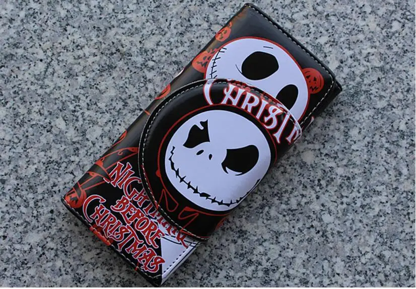 

Hot sell skull Print wallet for women Cartoon wallet womens luxury purses female Pocket Money Bag