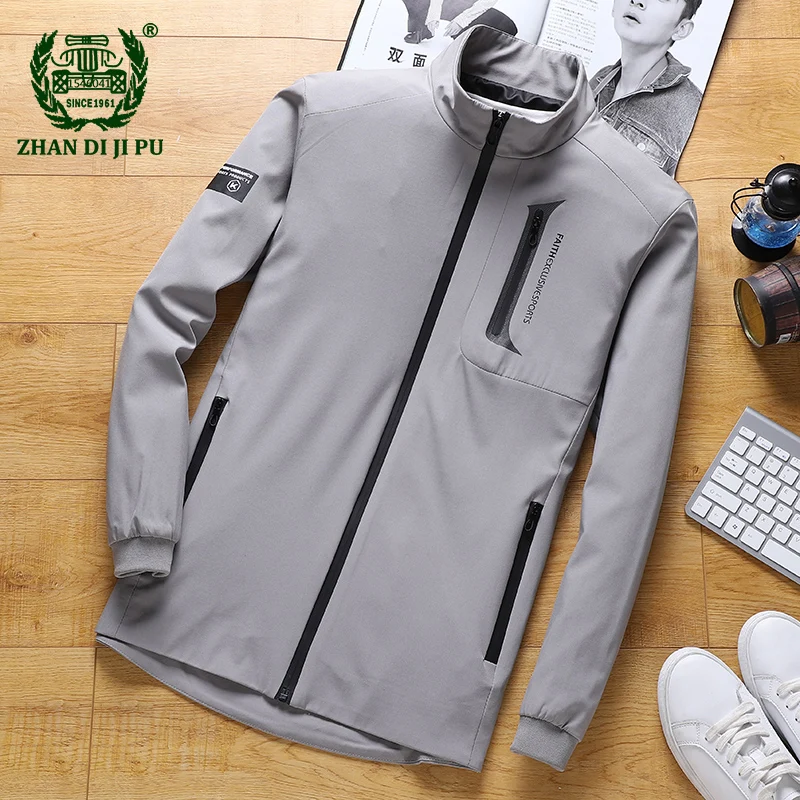 

Super Large Size L-9XL Coats 2019 Spring men's good quality casual brand gray jackets autumn man black windproof coat outerwear