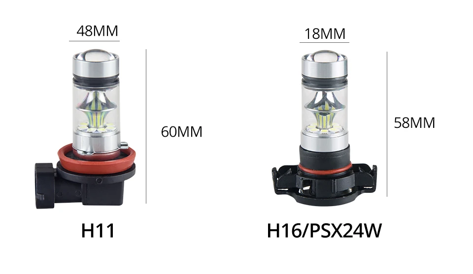 Aceersun Led Fog Lights Bulb ICE BLUE H8 H11 H10 9006 HB3 9005 H1 H3 1200LM 6500K 8000K 3000k 12V 24V araba aksesuar auto lamp (15)