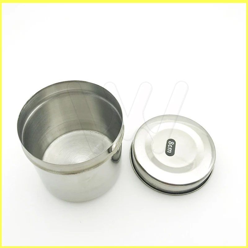 8cm tattoo Medical Stainless Steel Cotton Disinfection Container Tank Alcohol Iodine Gauze Canister Medicine Cylinder Box tool (4)
