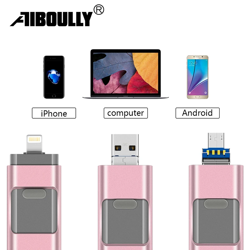 For iOS USB Flash Drive For iphone Usb otg 8GB Pen drive 128gb Usb