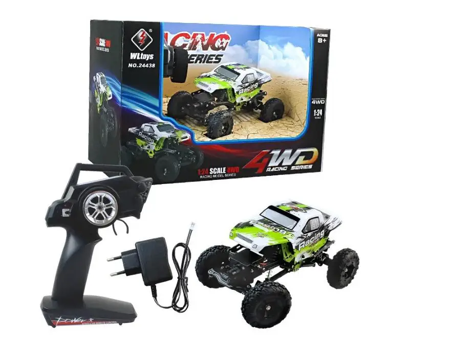 Wltoys 24438 1/24 2 4 г 4WD внедорожных дистанционного Управление автомобиль игрушки