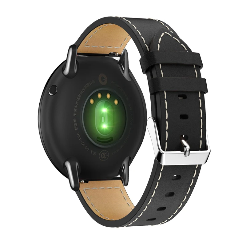  For Original Xiaomi Huami Amazfit pace Watch Strap Genuine Leather Replacement smart watch Band for - 32947542200