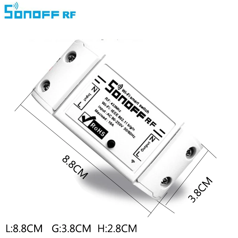 Умный беспроводной пульт дистанционного управления ITEAD Sonoff Wifi 433 МГц RF таймер