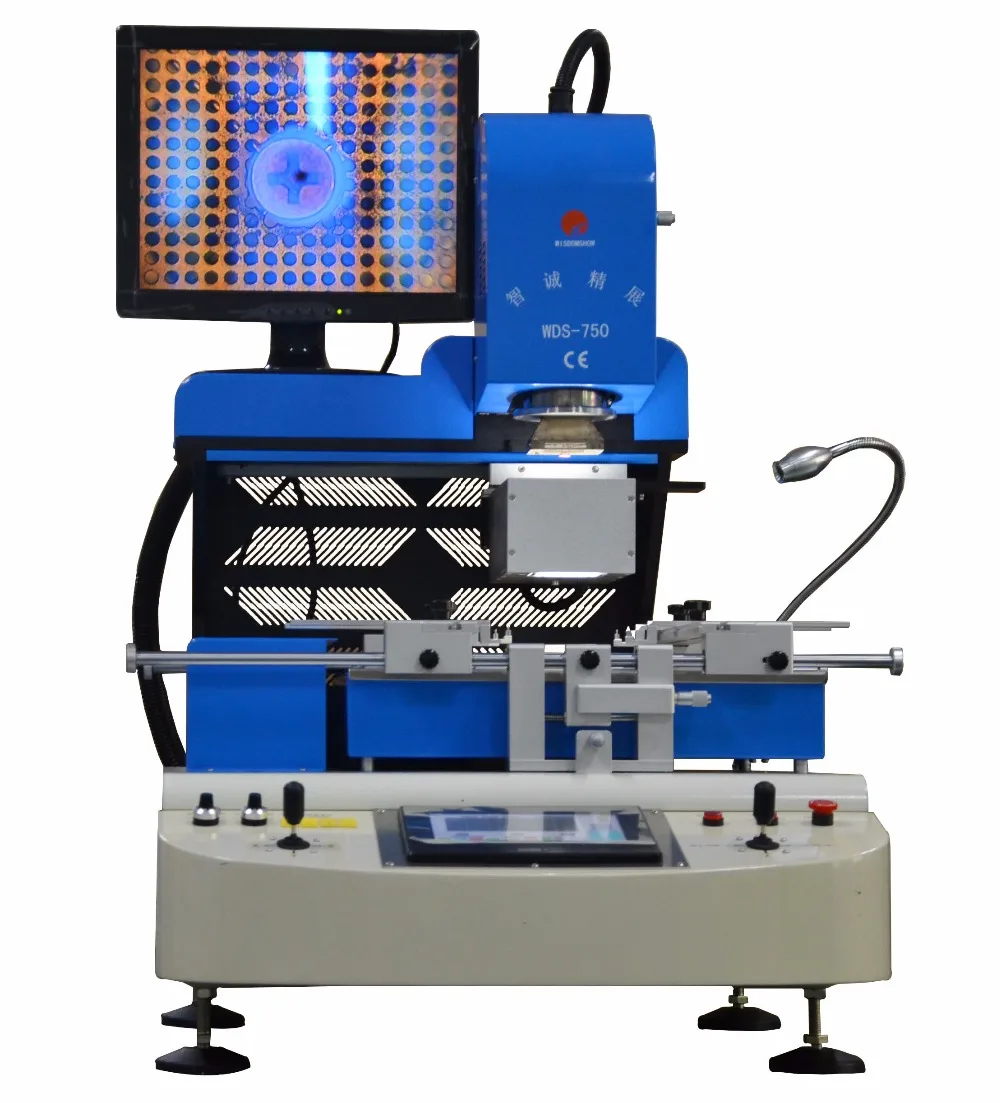 Паяльная станция BGA WDS-750 Высокофункциональный светодиодный модуль ремонтная машина с инфракрасным нагревателем