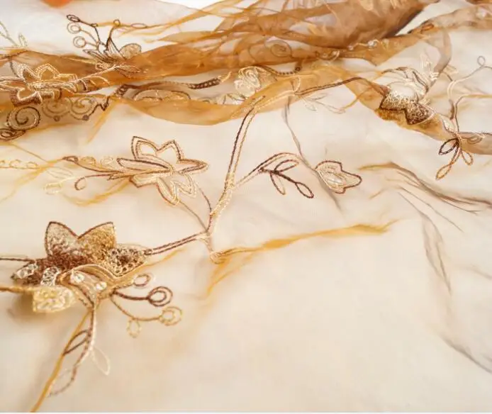 BluePolyester fiberChiffon платье с вышивкой свадебное жаккардовая ткань полностью