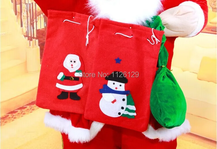 Лидер продаж подарок на год мешок рождественских дерево, подарок на год, Дед Мороз, Рождество украшения Поставки K122