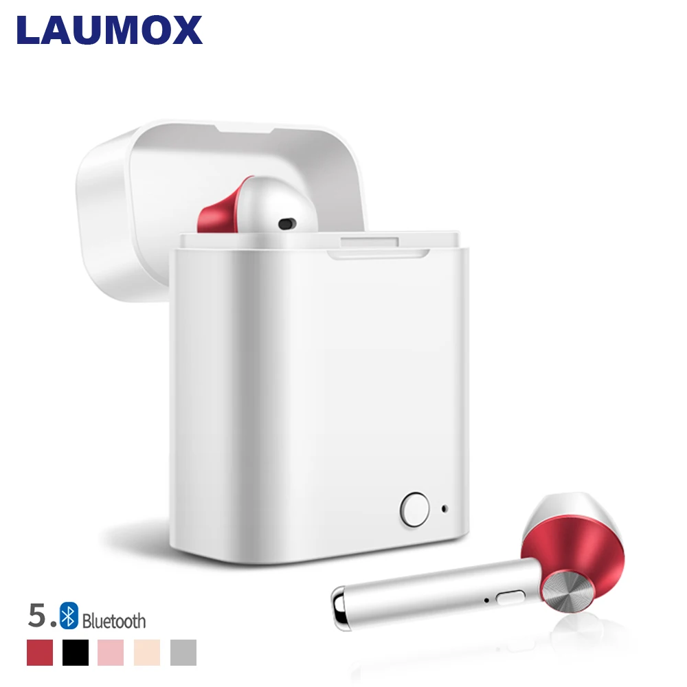 

LAUMOX D012 TWS Bluetooth Earphone 5.0 Mini Wireless Earbuds Sport Stereo Dynamic Cordless Headset With Charging Box Earphones