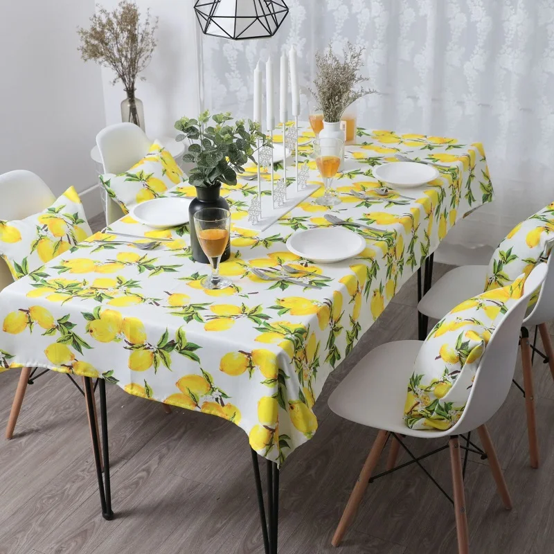 Waterproof restaurant tablecloth printed tablecloth coffee table cloth rectangular modern minimalis