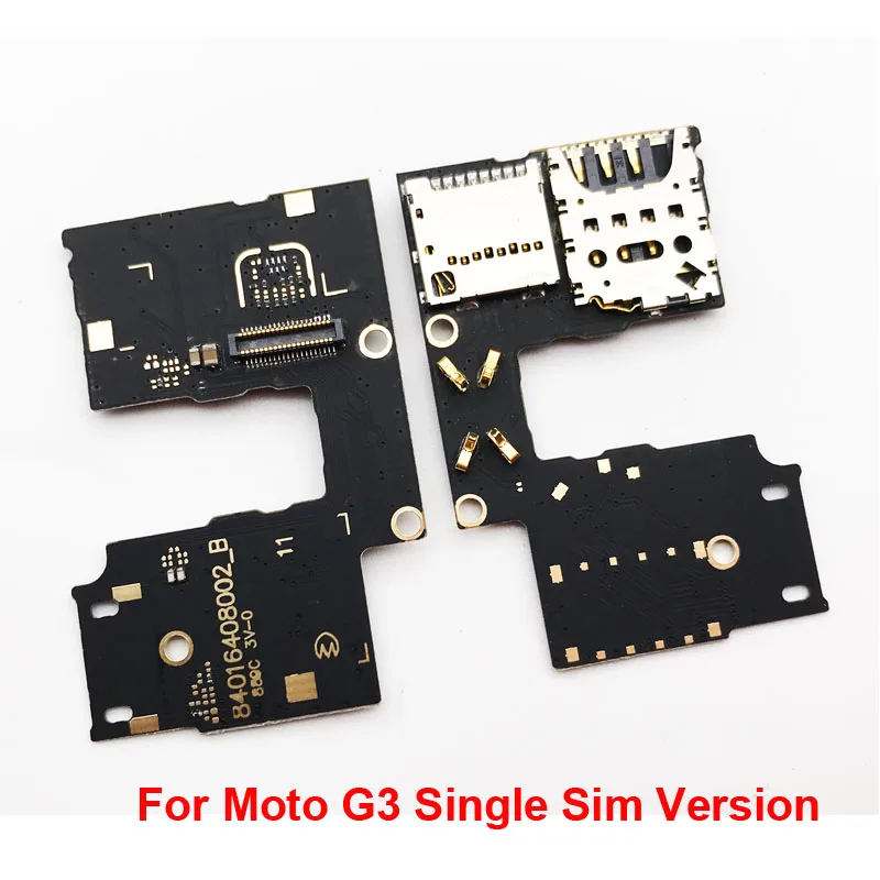 Двойной и одной sim-карты SD Держатель памяти слот лоток считыватель гибкий кабель доска для MOTOROLA MOTO G3 3rd GEN XT1541 XT1540 XT1548