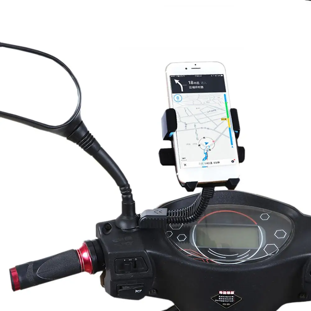 

Car Motorcycle Mobile Holder Phone Stand 360 Degree Rotation Shockproof Navigation Mobile Phone Frame Firm Universal Type