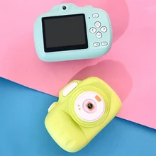 Мини цифровая камера для детей Детская мультяшная игрушка камера фотография Раннее Обучение Обучающие мальчики девочка подарок на день рождения 2.3in HD