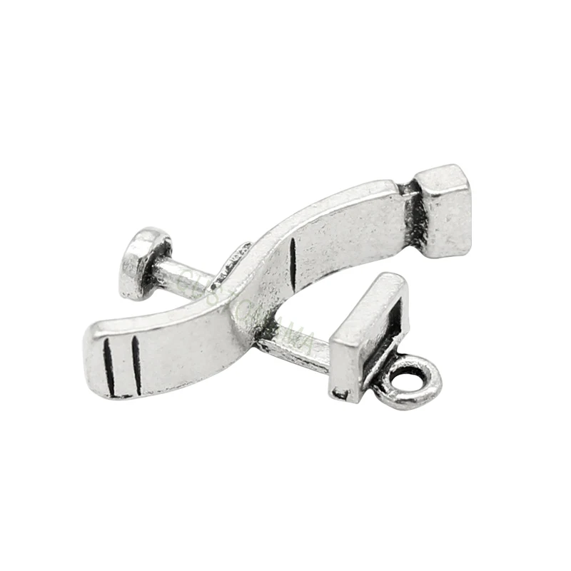 30pcs-Antique Tibetan Silver Dentist Chair Charms pendant 3D 20x23x7mm