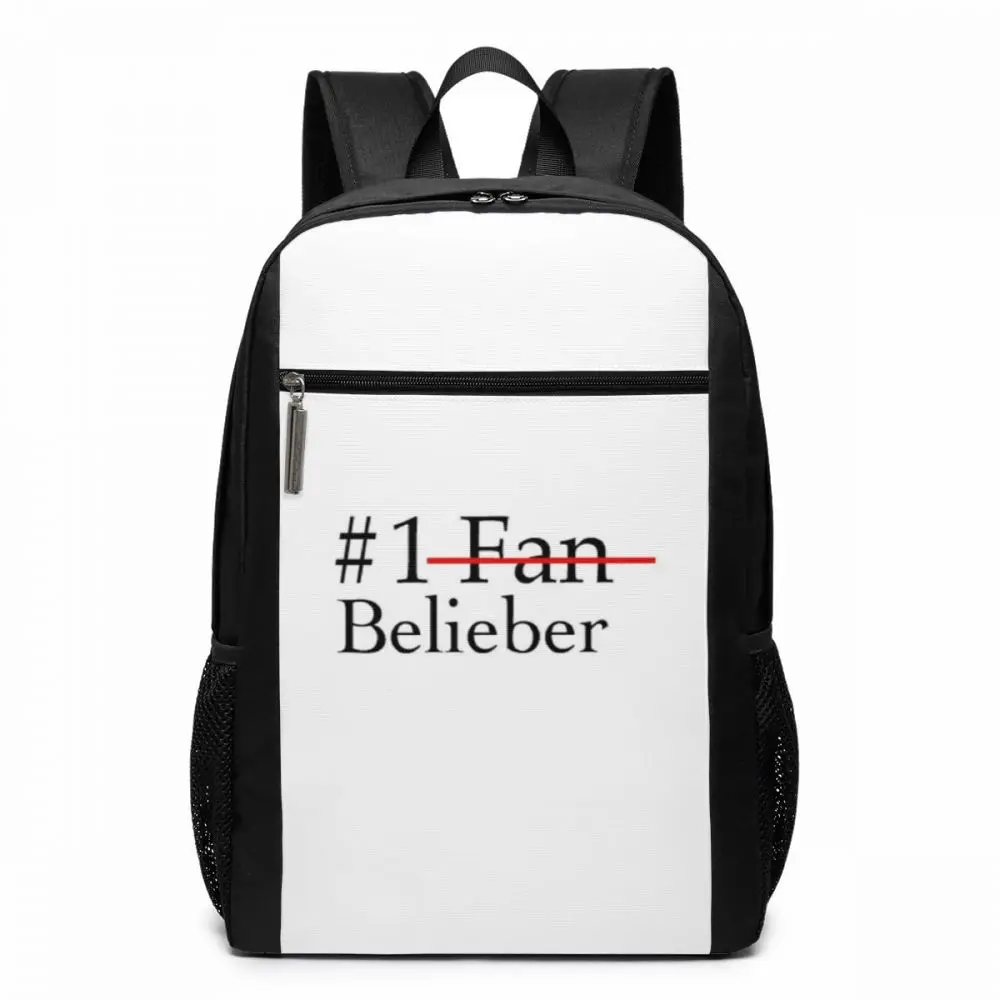 

Justin Biber Backpack 1 Belieber Backpacks Men's - Women's Pattern Bag Teen Trendy Multifunction Shopper High quality Bags