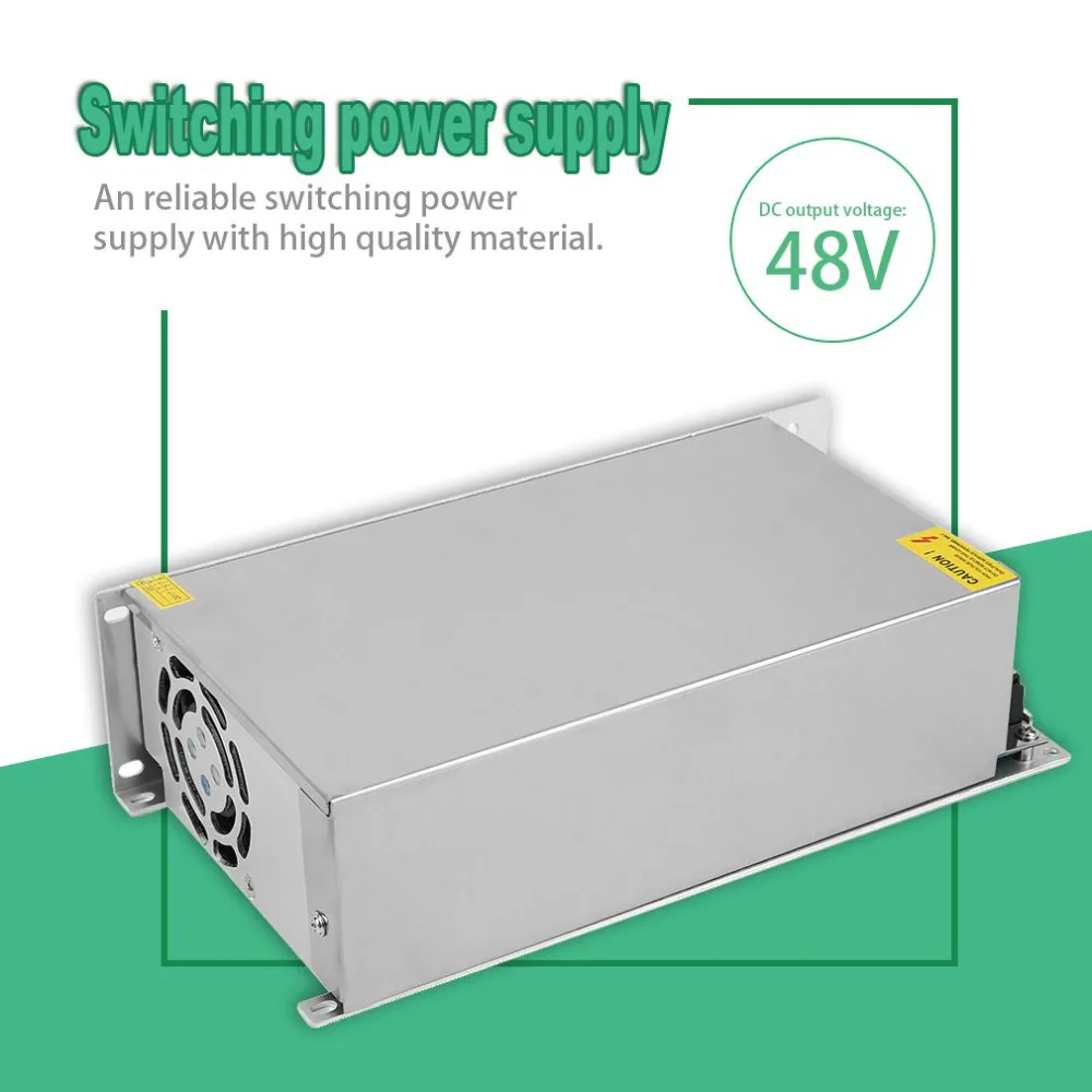 AC110V/220V to DC 48V 12.5A Transformers Universal Regulated Switching Power Supply for Closed Circuit TV An Switching Driver AC110V/220V to DC 48V 12.5A Transformers Universal Regulated Switching Power Supply for Closed Circuit TV An Switching Driver