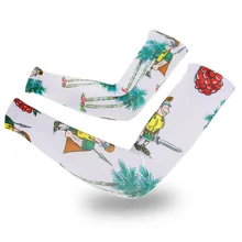 Новинка 1 пара охлаждающий руку рукава длинная Защита от солнца УФ Мужчины Женщины для езды на велосипеде Бег Уличный спорт DO99