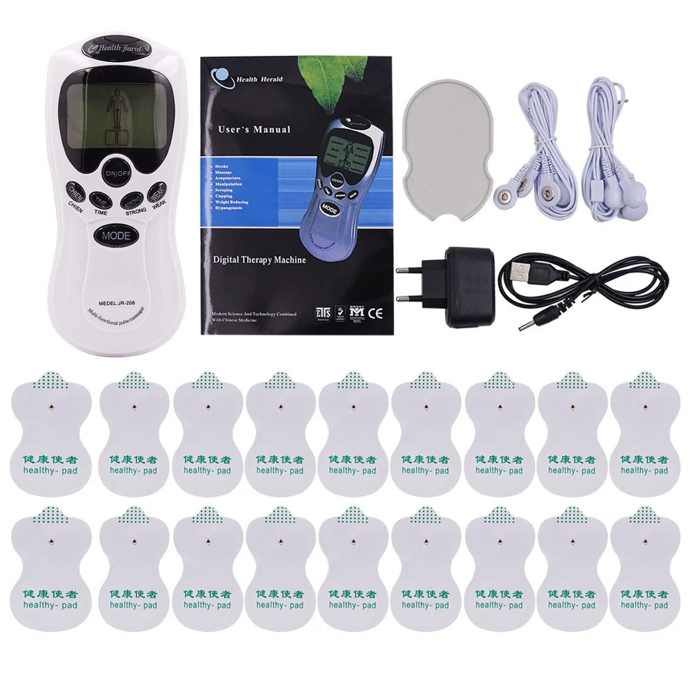 

18 Pads Electric TENS Massager Digital Body Healthy massage device meridian therapy massager machine Muscle Massageador US/EU/UK