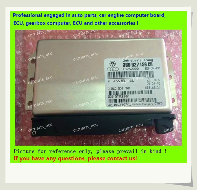  For Passat Car Transmission computer /01V Gearbox computer/01V TCU/3B0927156CH/8D0927156DJ/4B092715