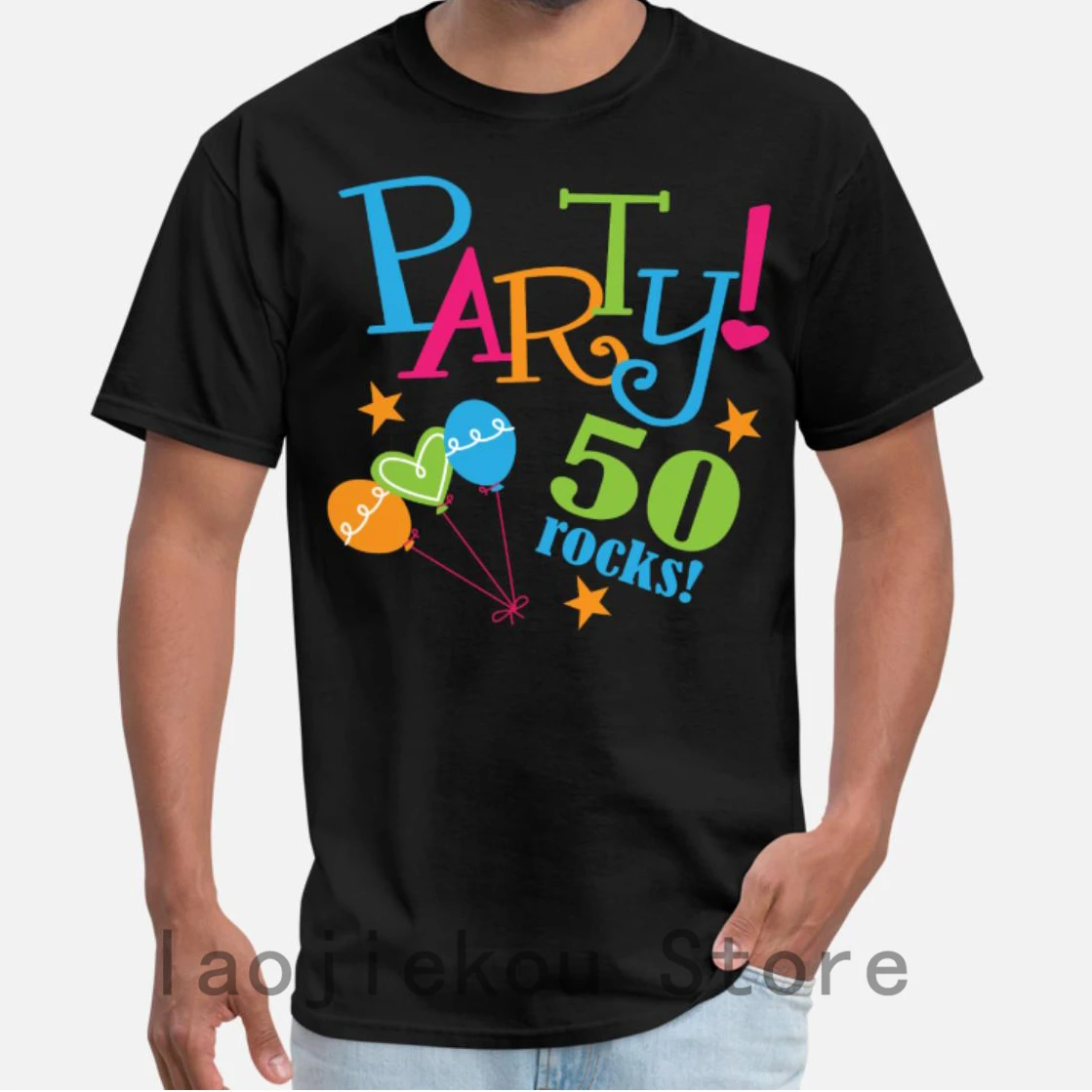 

2019 Summer Funny Print Men T shirt Women Cool T-Shirts 50th birthday party 50 years shirts Unisex New Fashion tshirt
