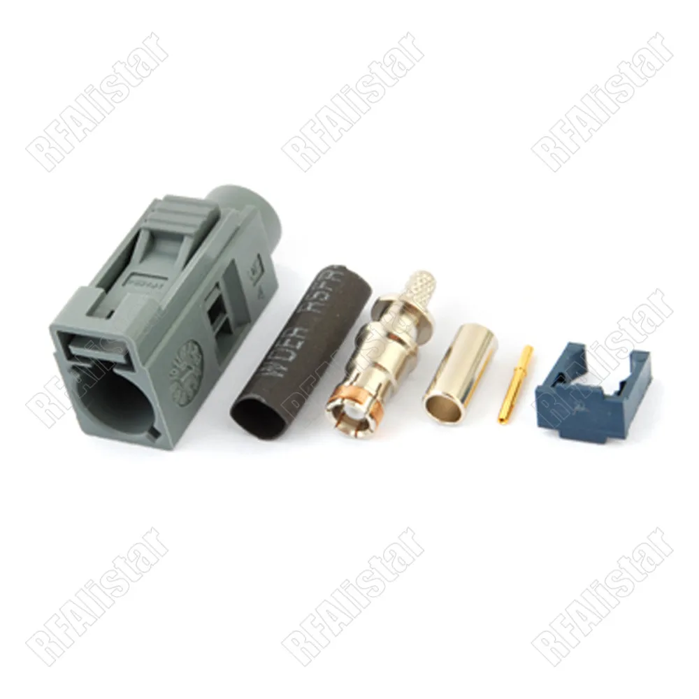 Fakra G Crimp Female SMB Connector Grey /7031 Remote control keyless entry For RG316 RG174 LMR100 Cable | Обустройство дома