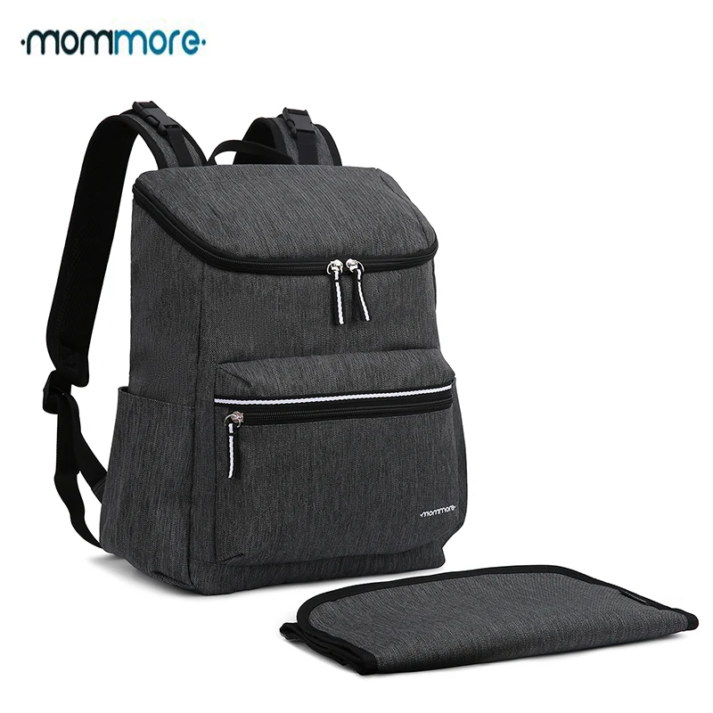 

mommore Waterproof Baby Diaper Bag with Changing Pad Large Capacity Diaper Bag Lightweight Travel Maternity Nappy Bag