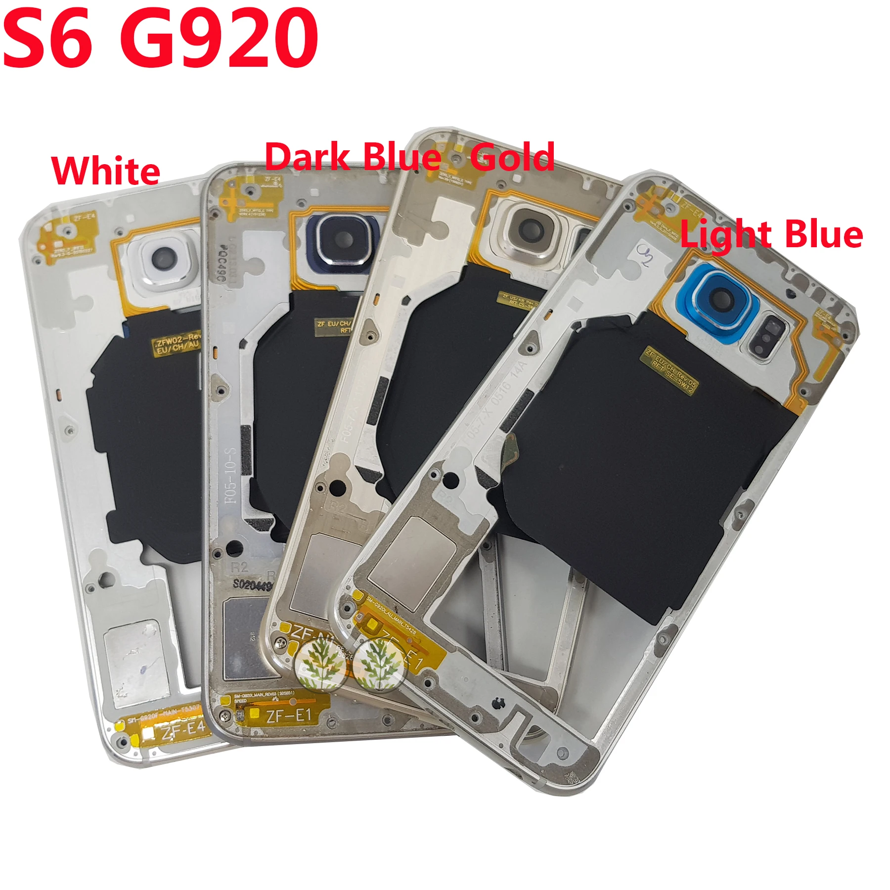 Средняя задняя рамка Корпус пластина ободок задний корпус для Samsung Galaxy S6 Edge G925 G925F