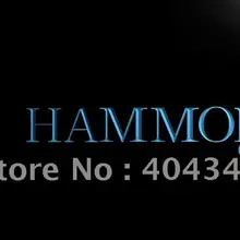 LF091-клавишные колонки Hammond Rules светодиодный неоновый знак