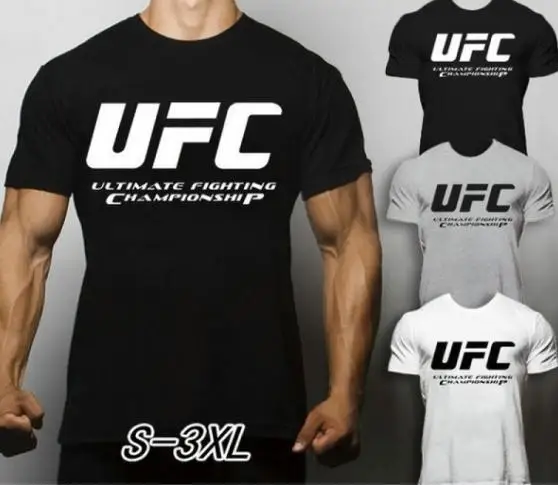 

Ultimate Fighting Championship Ufc Men T Shirt 2019 Cotton T Shirt 2019 Euro Size XS XXL Tops Casuals T Shirt Men Tshirt