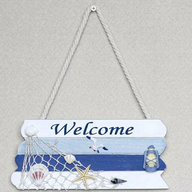 Attractive Mediterranean style Welcome Doorplate 27x2x30.2 CM ... Attractive Mediterranean style Welcome Doorplate 27x2x30.2 CM ...