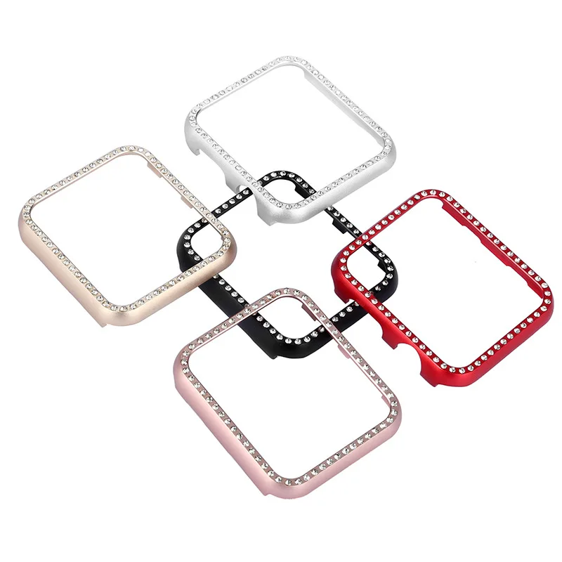 For Apple Watch Case 38/40/42/44 Accessories for Apple Watch Protective Shell for iWatch 4 3 2 1 Aluminum Alloy Metal Frame For Apple Watch Case 38/40/42/44 Accessories for Apple Watch Protective Shell for iWatch 4 3 2 1 Aluminum Alloy Metal Frame