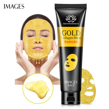 

IMAGES Gold Remove Blackhead Mask Shrink Pore Improve Rough Skin Acne Shills Blackhead Remover Mask Facial Moisturizing Cream