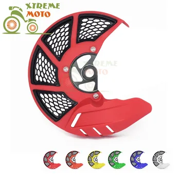 

Motorcycle Front Brake Disc Rotor Guard Protector Cover For HONDA CRF250R 2004-2017 04 05 06 07 08 09 10 11 12 13 14 15 16 17