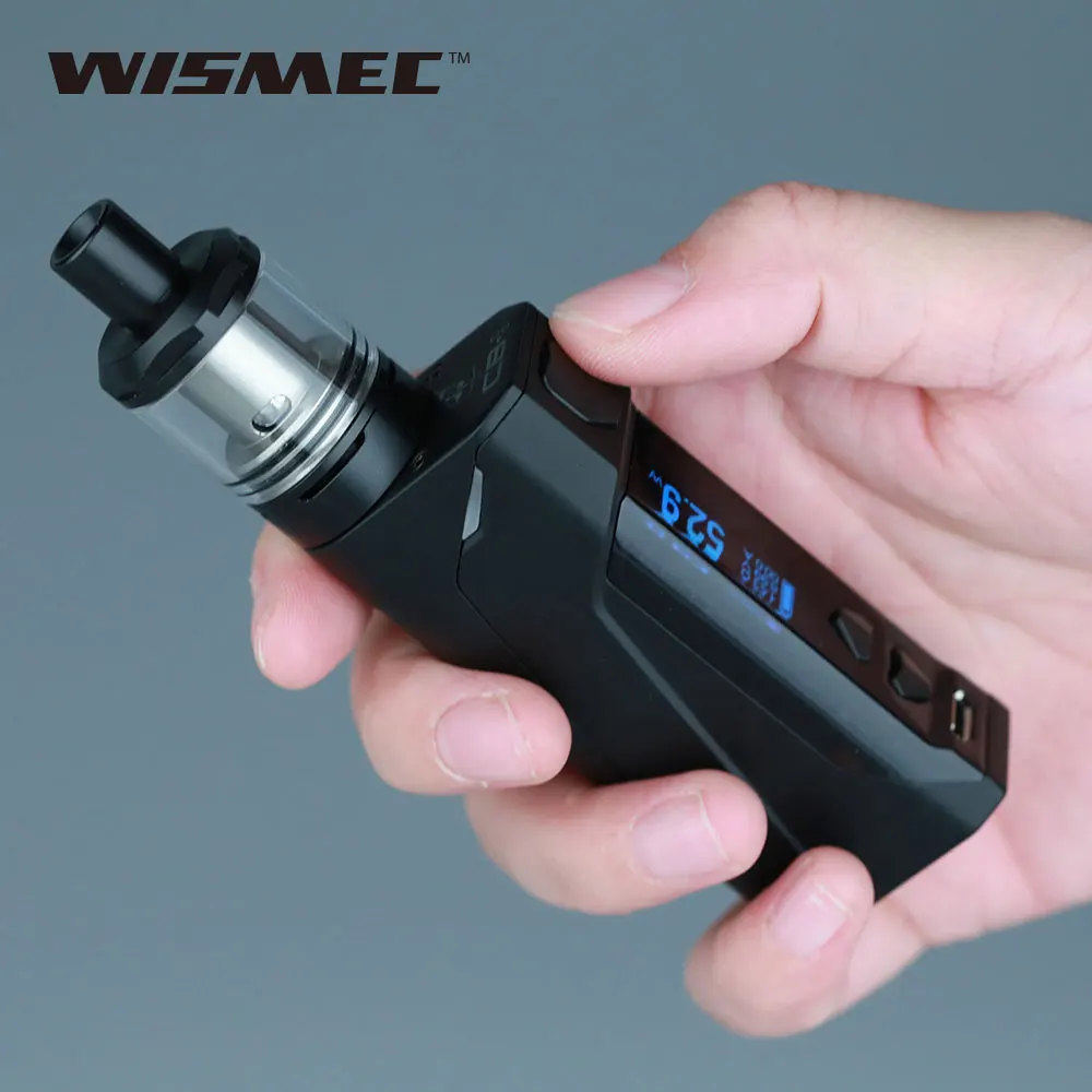 Оригинальный wismec CB-60 vw комплект с 2 мл/4 мл Amor НС бак встроенный 2300 мАч Батарея и 1.5ohm MTL катушки со вкусом вкус электронной сигареты VAPE комплект