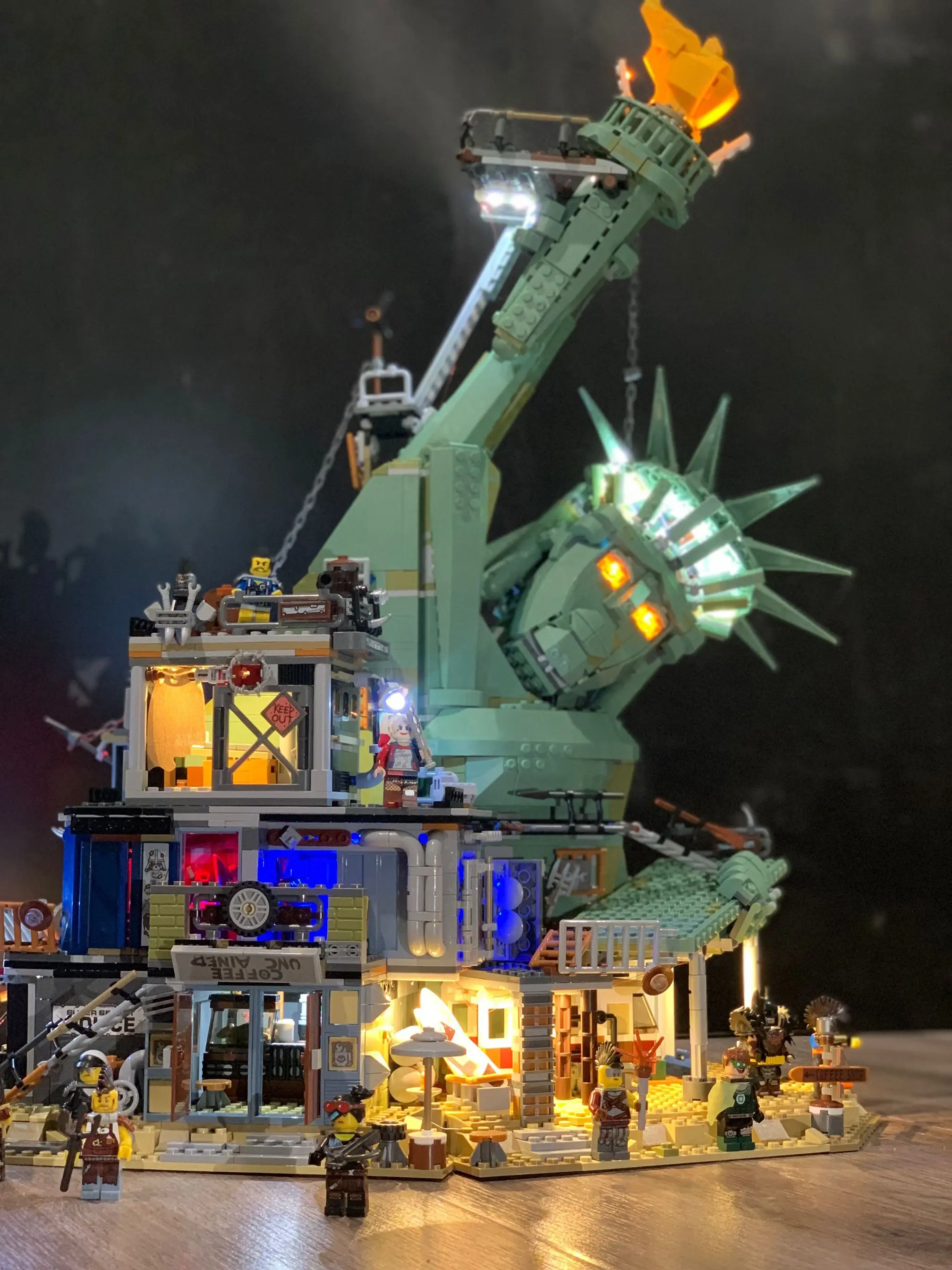 

Welcome to Apocalypseburg The Second Part Led Light Set For Compatible IEGOset 70840 45014 Building Blocks bricks Toys Gifts