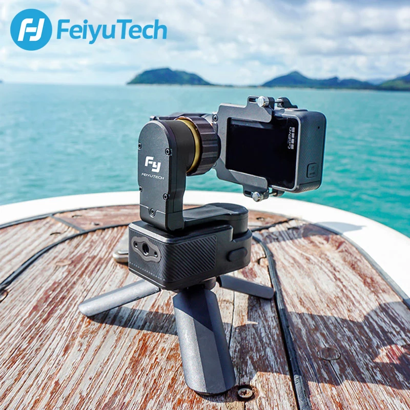 Feiyutech новые WG2 носимых 3 оси Водонепроницаемый Gimbal стабилизатор для GoPro 4/5/сеанса Yi