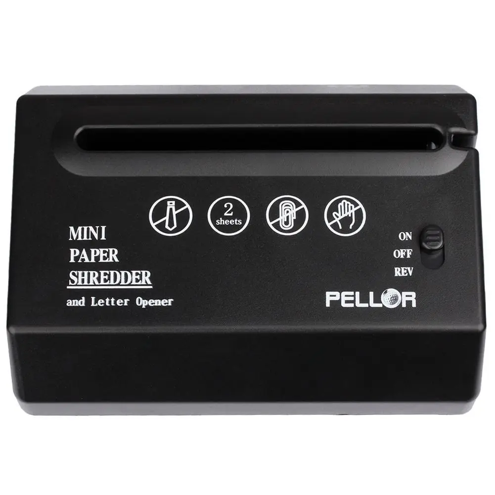 Tira de Papel-corte Abridor de Carta para Casa Envio sem Baterias Novo Desktop Dobrado Mini Pequeno Usb Shredder & - Escritório a4 ou a5 Mod. 137059 5 Computador e Escritório