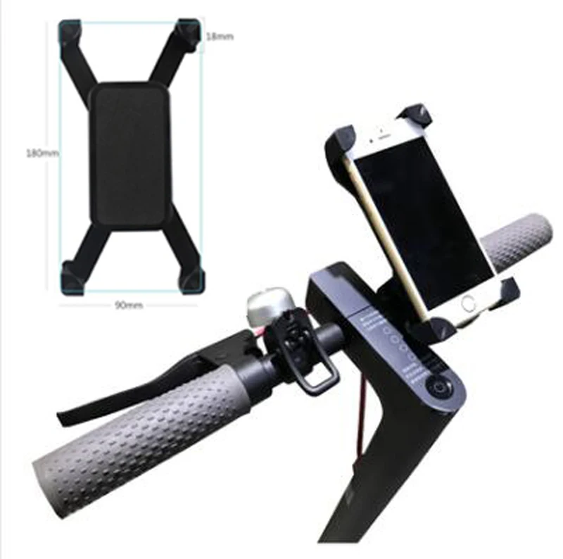 Adjustable Scooter Phone Holder Handbar Clip Stand Mount for Xiaomi