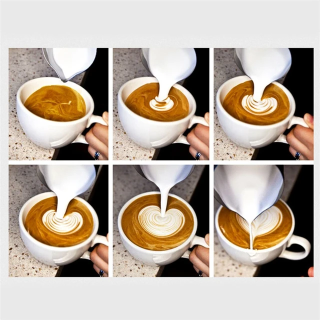 Best Price 350ML/600ML Stainless Steel Frothing Pitcher Pull Flower Cup Cappuccino Coffee Milk Mug with measurement Milk Frothers&Latte Art Best Price 350ML/600ML Stainless Steel Frothing Pitcher Pull Flower Cup Cappuccino Coffee Milk Mug with measurement Milk Frothers&Latte Art