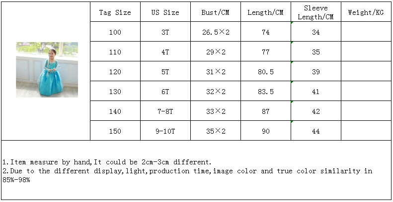 Платье для девочек; костюм принцессы Анны и Эльзы; маскарадные платья принцессы для девочек на Хэллоуин; рождественское праздничное платье для детей; От 3 до 10 лет для девочек