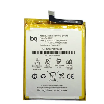 

1PCS New High Quality 3200mAh BQ 3200 BQ3200 Battery For BQ Aquaris X5 Plus Mobile Phone +Tracking Code
