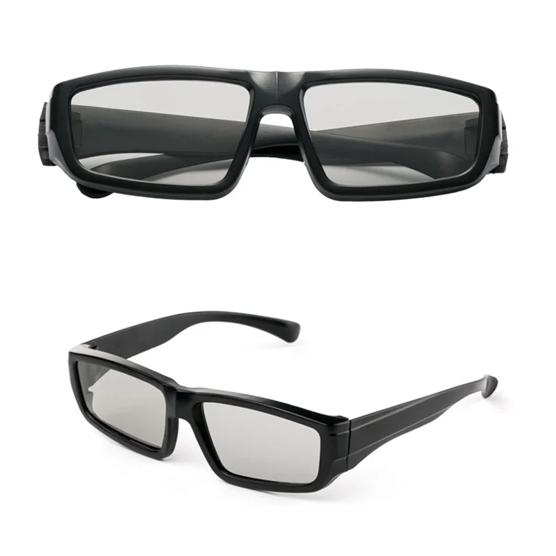 VSKEY 3pcs Polarized 3D Glasses For Passive 3D Televisions RealD 3D Movie Theaters System Cinema Glasses For Adults