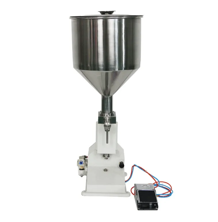 New type low price hand pneumatic cream filler, paste filling machine
