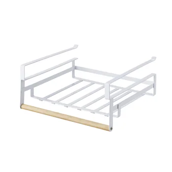 

1PC Storage Rack Under Cabinet Multifunction Holder for Food Wrap Towels