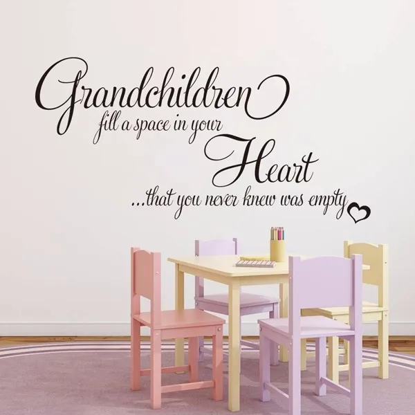 home decor grandchildren full a space in your heart wallpaper vinyl