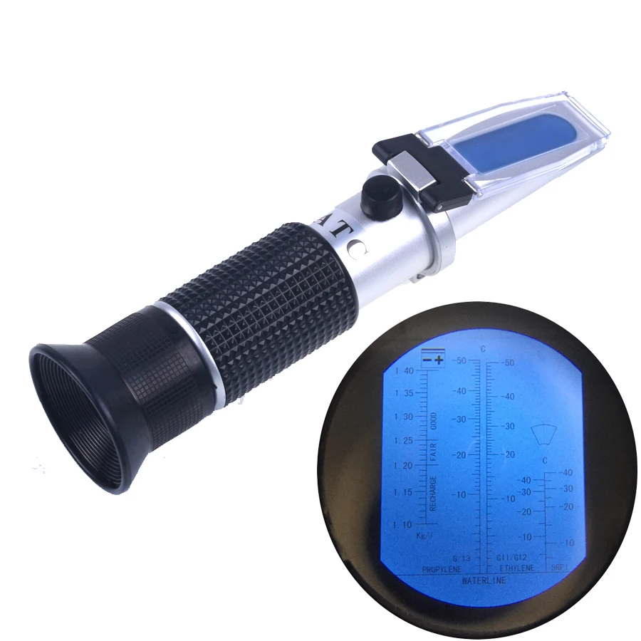 Auto car Handheld Antifreeze Liquid Coolant tester Battery Refractometer