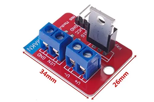 Модуль драйвера MOSFET IRF520 для Arduino Raspberry Pi ARM MCU|Интегральные схемы| |