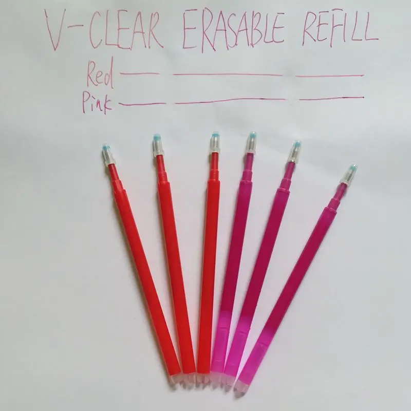 

Erasable Pen Refill Stationery Cute Neutral Pen Refill 6PCS Magic Eraser Rub Unisex Pen Refill 0.7mm Erasable Pen Stationary